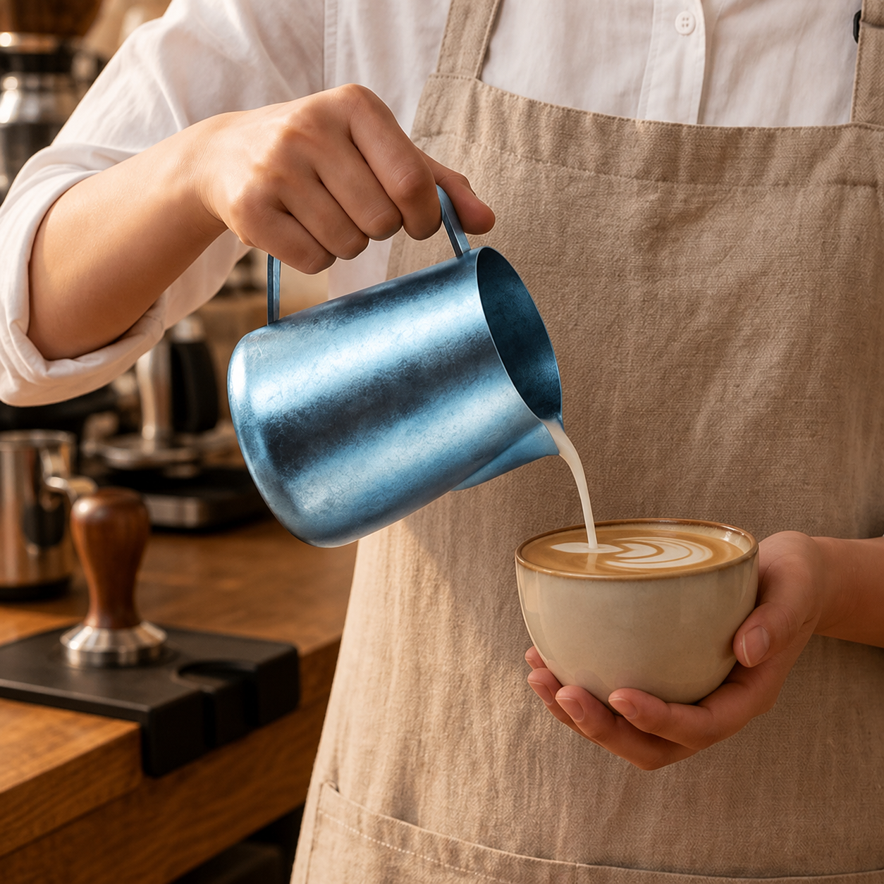 Pure Titanium Frothing Pitcher 450ml