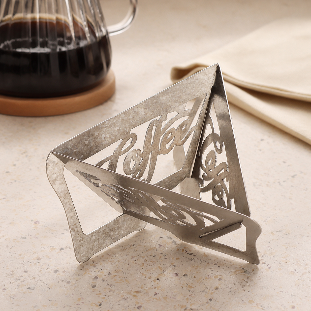 Assembleable Pure Titanium Coffee Filter Stand