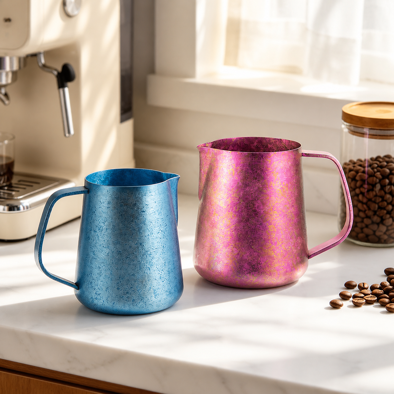 Pure Titanium Frothing Pitcher 450ml
