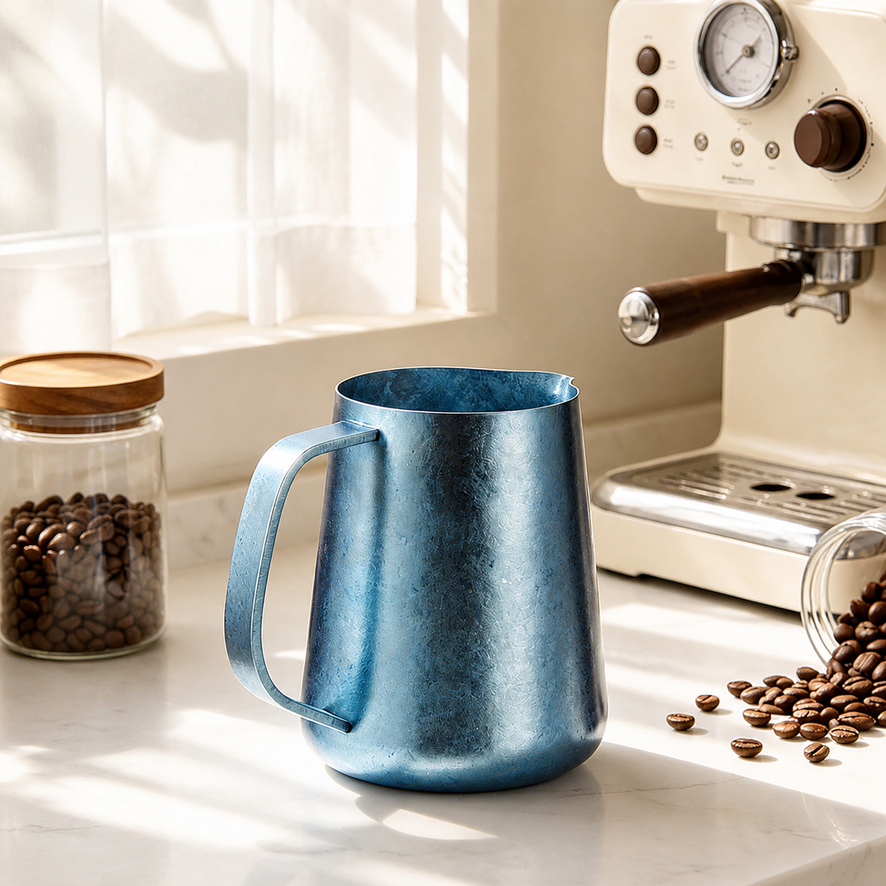 Pure Titanium Frothing Pitcher 450ml