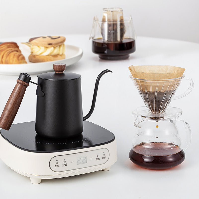 350ml Pour Over Coffee Kettle - Stainless Steel 304 with Walnut Handle