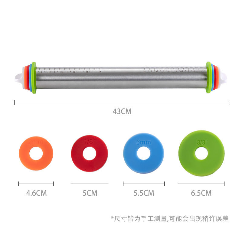 不锈钢擀面杖
