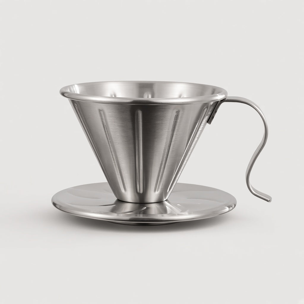 Large Filter Cup - 304 Stainless Steel + PTFE Coating