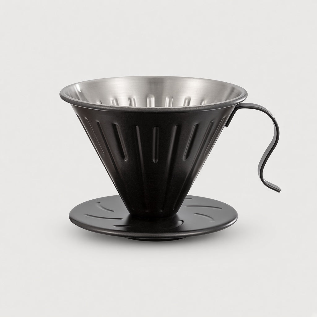 Large Filter Cup - 304 Stainless Steel + PTFE Coating