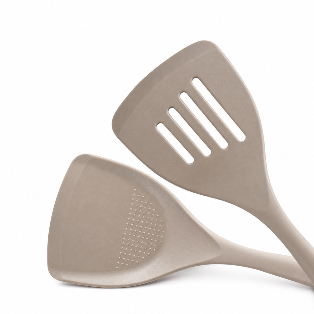 4-Piece Wooden-Handle Silicone Kitchen Utensil Set