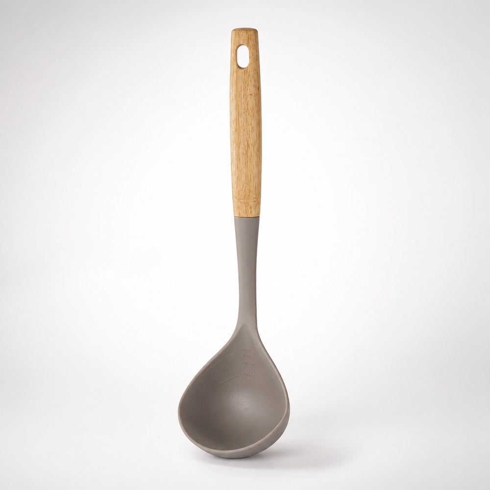 4-Piece Wooden-Handle Silicone Kitchen Utensil Set