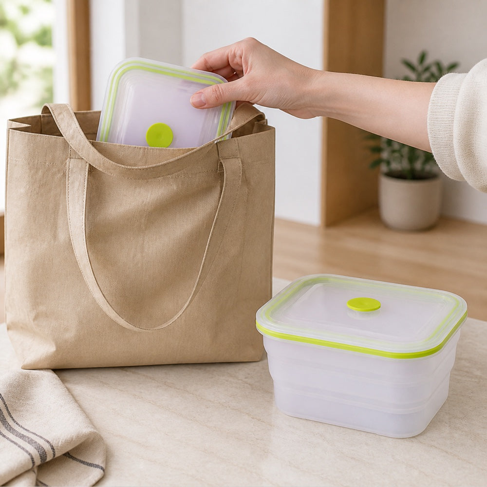 Silicone Collapsible Lunch Box 400/600/900/1200ml