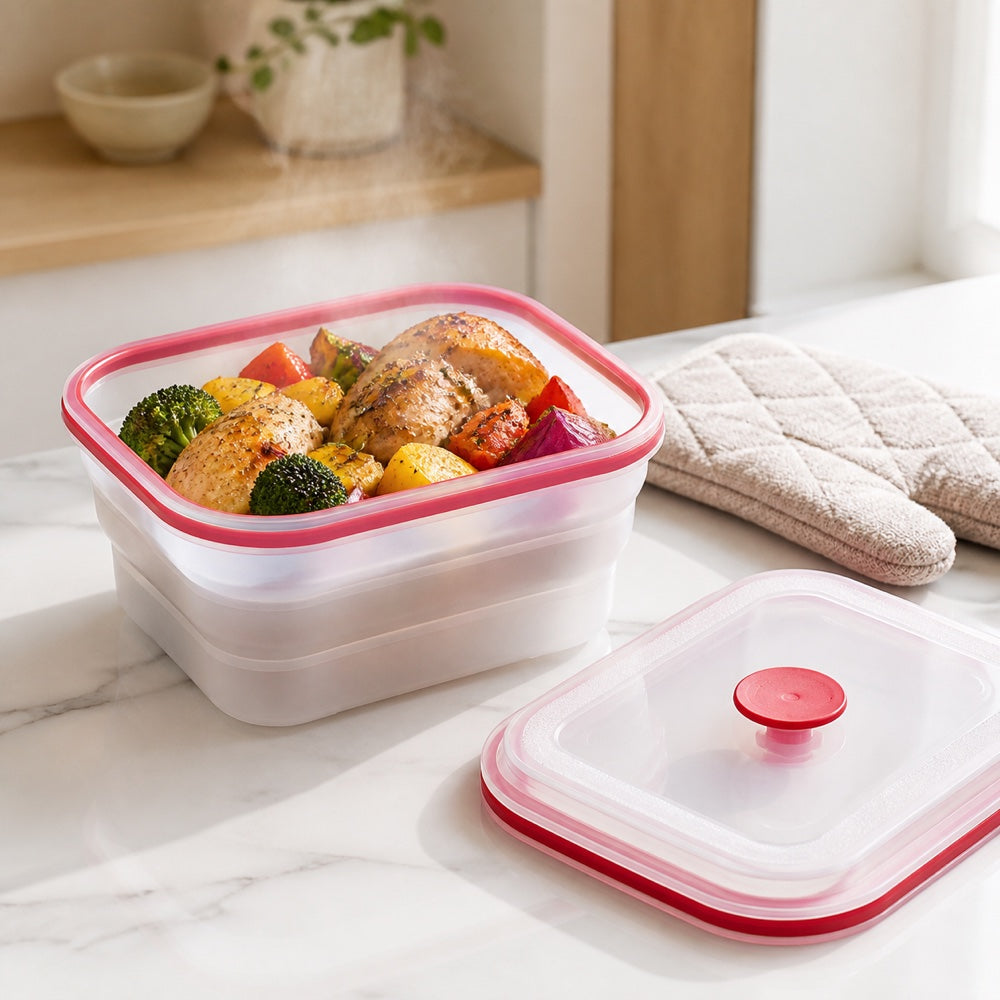 Silicone Collapsible Lunch Box 400/600/900/1200ml