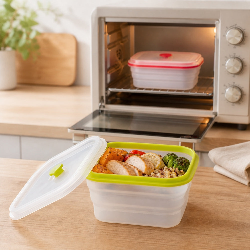 Silicone Collapsible Lunch Box 400/600/900/1200ml