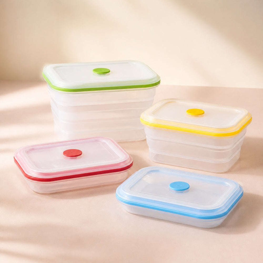 Silicone Collapsible Lunch Box 400/600/900/1200ml