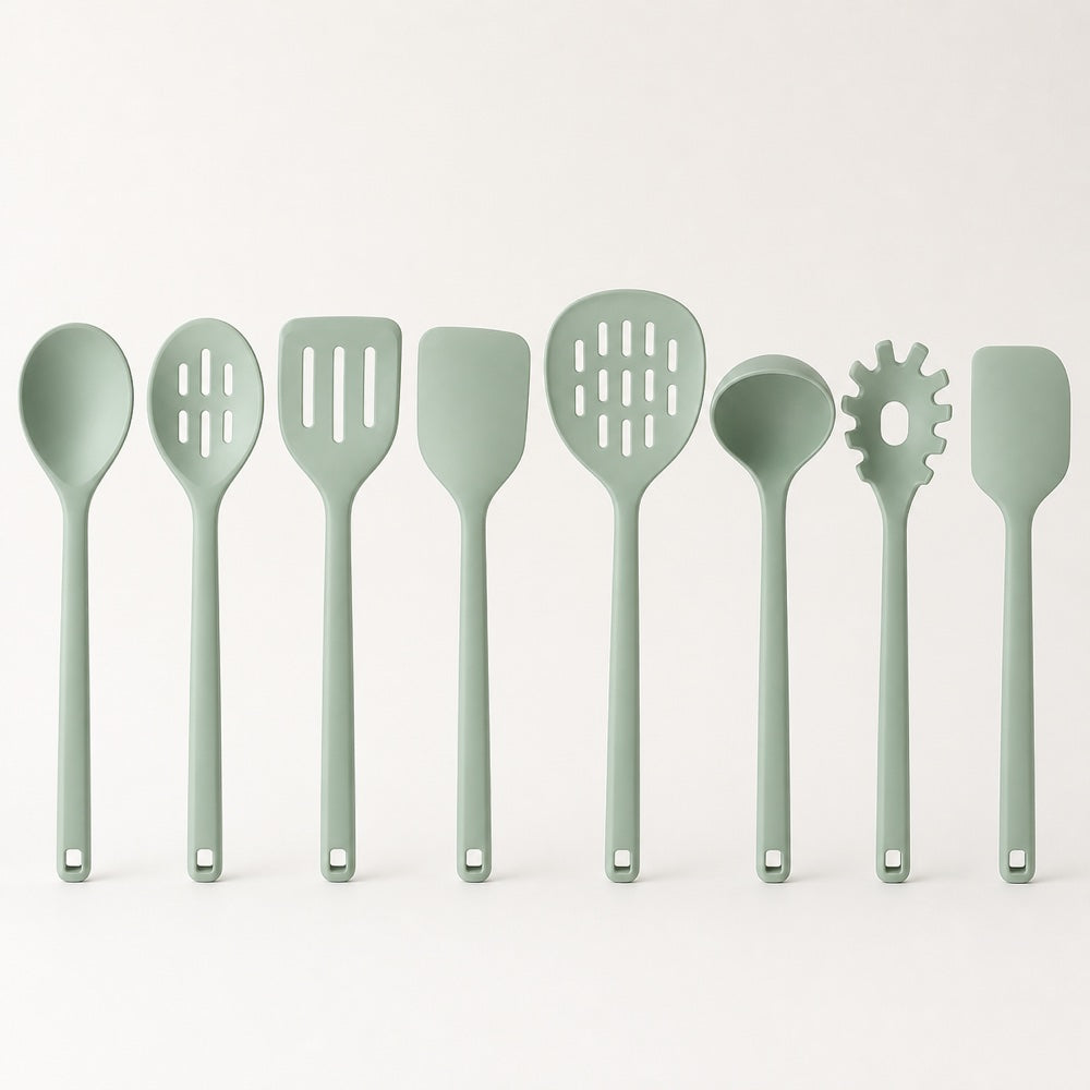 8-Piece Silicone Kitchen Utensil Set