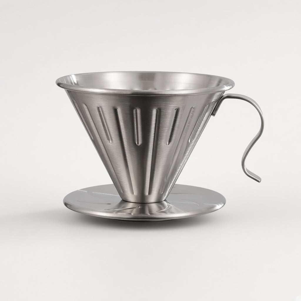 Large Filter Cup - 304 Stainless Steel + PTFE Coating